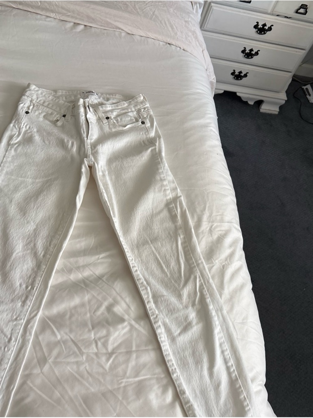 PAIGE White Skinny Jeans - Women's Slim Fit